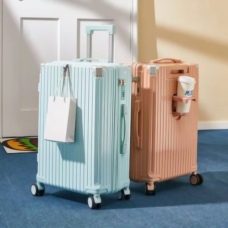 96d1dc18a85a579f8f5e688abdcce3d9.jpg_2200x2200q80.jpg_ AVIVA Luggage 20/22/24/26/28 Inch USB Charging Cup Holder Waterproof Multifunctional Suitcase