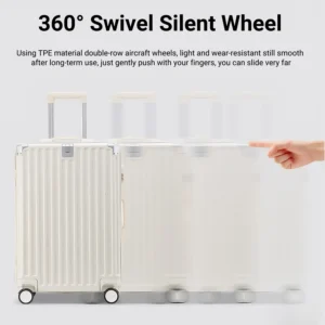 AVIVA Luggage 20/22/24/26/28 Inch USB Charging Cup Holder Waterproof Multifunctional Suitcase