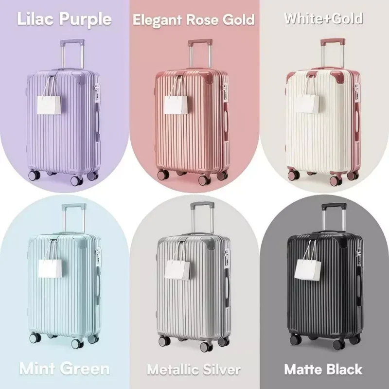 my-11134207-820lf-mifjjck0t3pfcd AVIVA 18/20/22/24inch Luggage Travel Bag, 360° Silent universal wheels, hook up Free your hands,Combination Lock, Travel